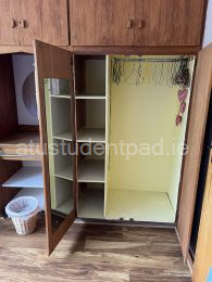Large wardrobe space with one double bed room