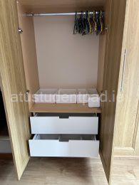 Wardrobe space in 2 x double bed room